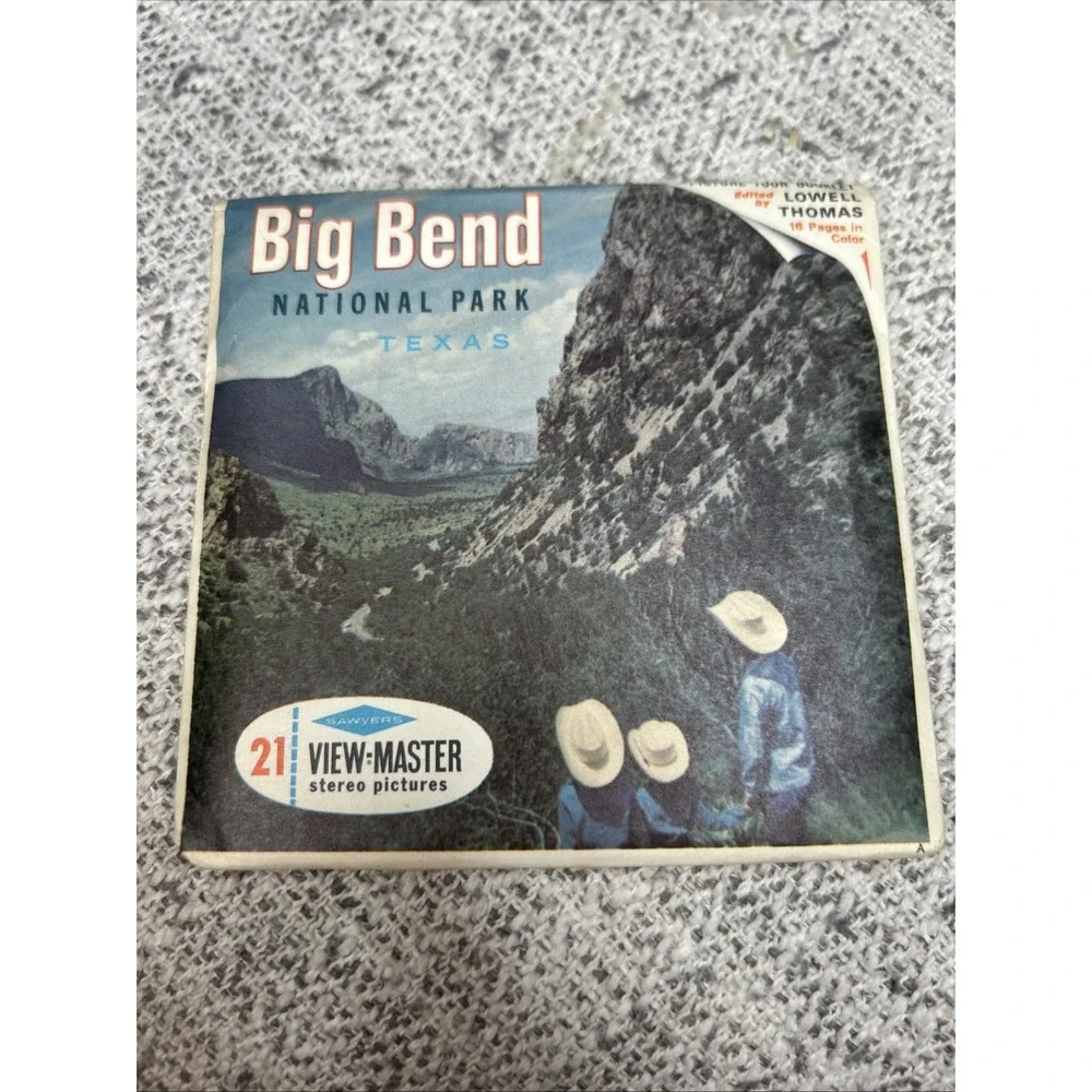 Sawyer's View Master Reel #A 419 Big Bend National Park Texas circa 1960s